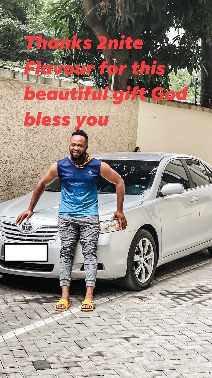 Singer Flavour Gift His Childhood Friend 'Asuwa Dede' A Brand New Car [Photos] 3