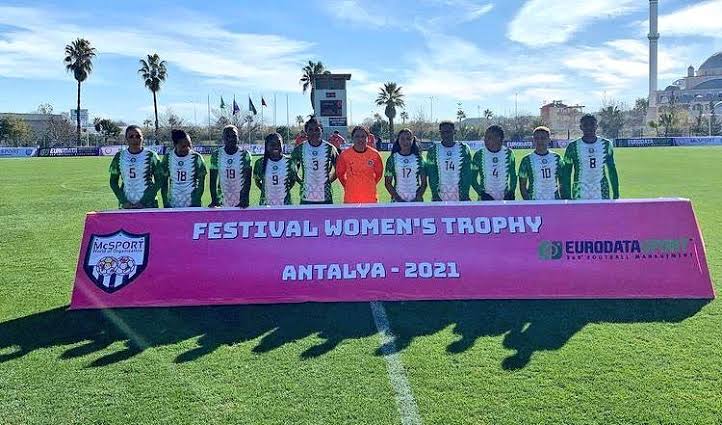 Super Falcons Makes History After Beating Equatorial Guinea 9-0 To Win Turkish Women's Cup 1