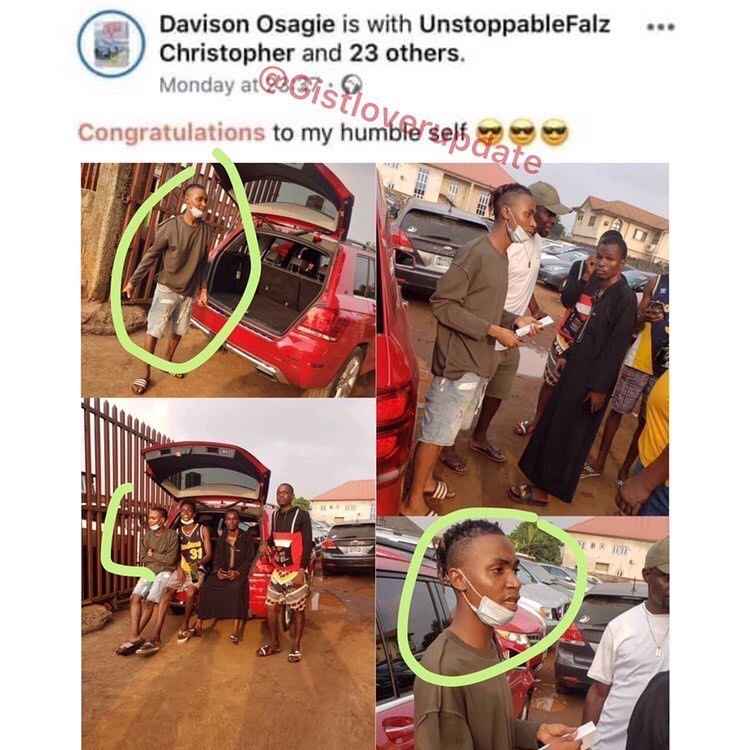 Young Man Arrested After Posing With Car He Bought With Fake Credit Alert In Benin [Photos] 1