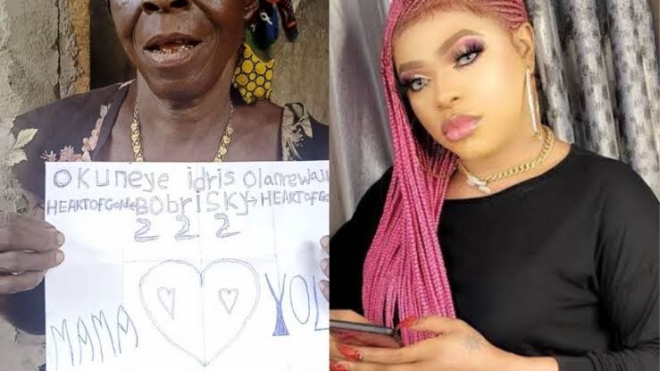 Bobrisky Promises To Get New Apartment For Old Woman Who Declared Love For Him 1