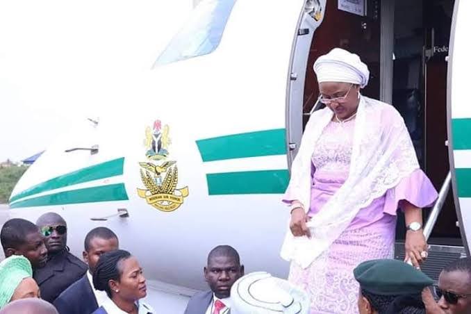 First Lady, Aisha Buhari Returns To Nigeria After Six Months In Dubai 1
