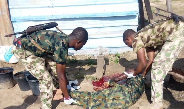 Newly Recruited Nigerian Soldier Commits Suicide During Conversation With His Colleagues 1