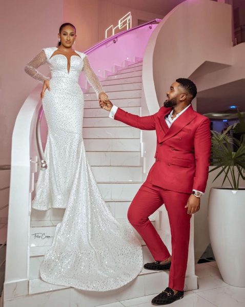 Williams Uchemba and wife