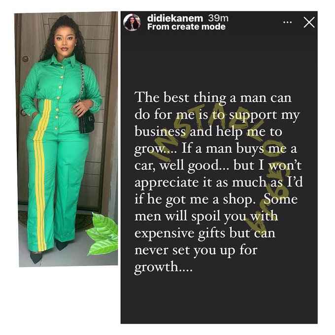 "Best Gift A Man Can Give Me Is Business Support, Not A Car” – Actress Didi Ekanem 2