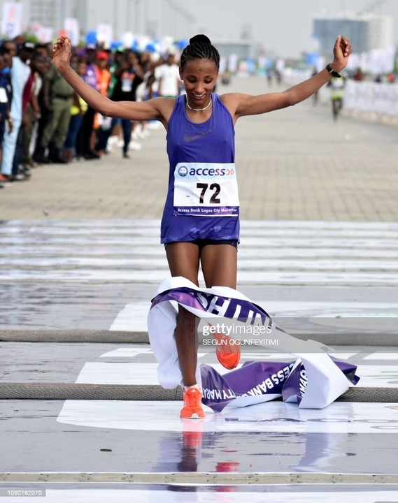 Ethiopia’s Meseret Dinke Wins Female Category Of 2021 Lagos City Marathon [Video] 2