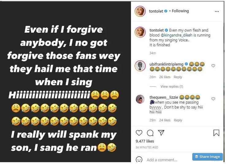 "Even My Own Flesh And Blood Is Running Away From Me" – Actress Tonto Dikeh Laments 2