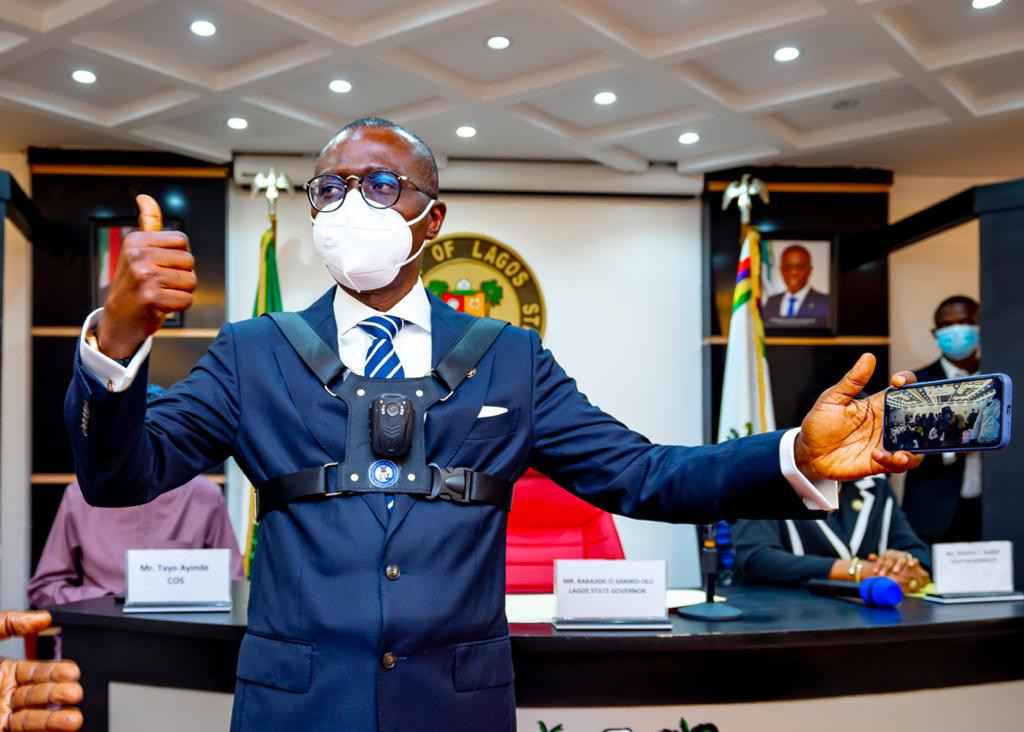 Governor Sanwo-Olu Unveils Body Cameras To Be Worn By Security Personnel In Lagos [Photos] 9