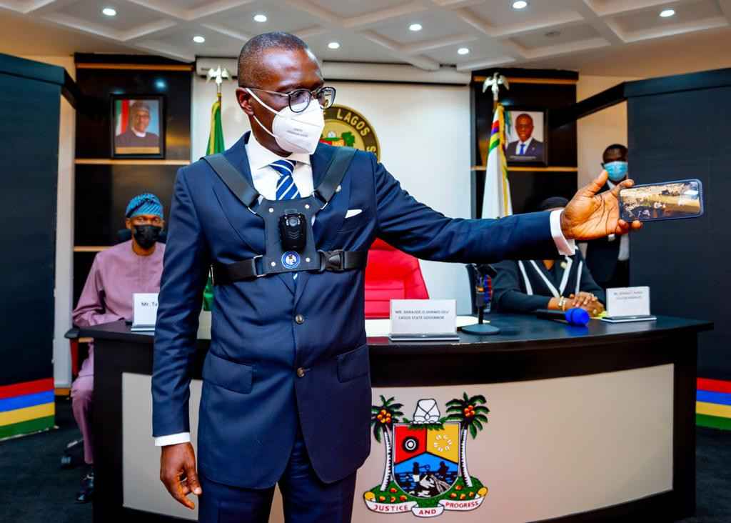 Governor Sanwo-Olu Unveils Body Cameras To Be Worn By Security Personnel In Lagos [Photos] 8