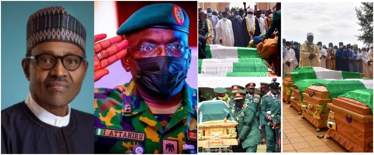 Buhari Didn't Attend Late COAS Attahiru's Burial Because Of Security Clearance - Presidency 1