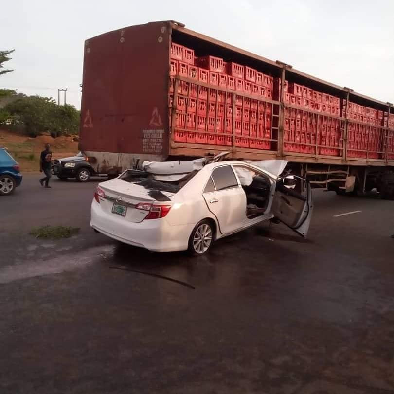 Buhari Mourns As Chuba Okadigbo's Son Dies In Accident After His Car Ran Under A Trailer 3