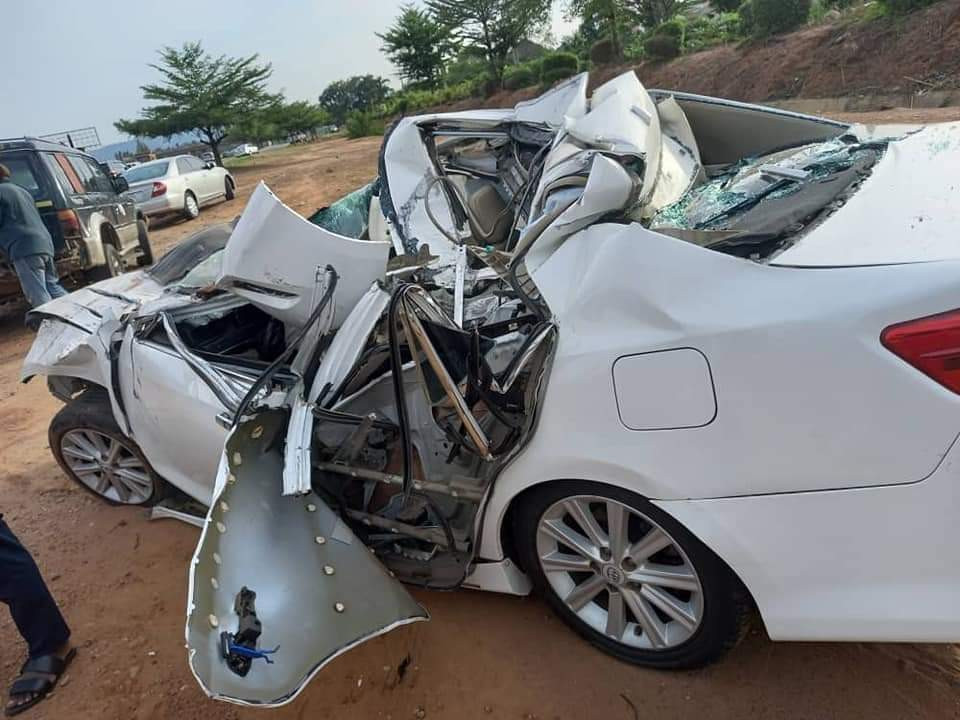 Buhari Mourns As Chuba Okadigbo's Son Dies In Accident After His Car Ran Under A Trailer 5