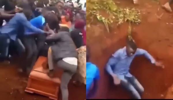 Family Members Engages In Serious Fight During Burial Of Their Loved One [Video] 1