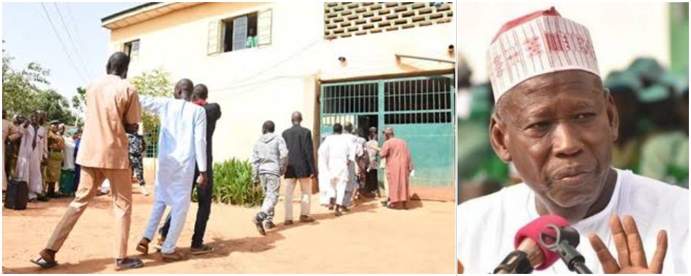 Governor Ganduje Frees 123 Prisoners In Kano, Gives Them N5000 Each As Transport Fare 1