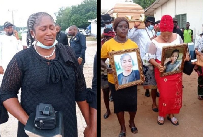 Tears As Late Comedian Ada Jesus Is Finally Laid To Rest In Imo State [Photos/Video] 3