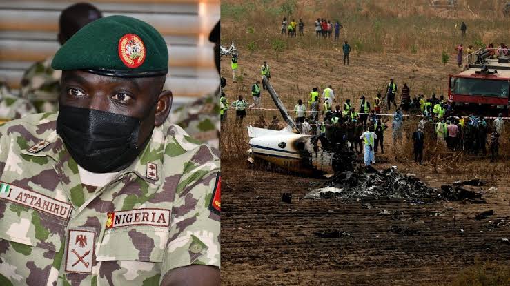 Watch Video Of Plane Crash That Killed Army Chief Ibrahim Attahiru, 11 Others In Kaduna 1