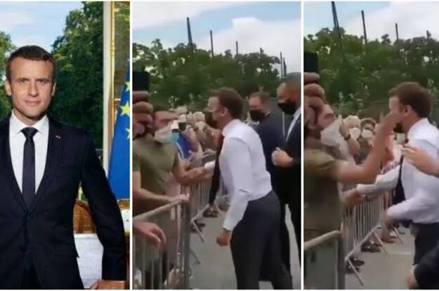 Man Slaps French President Emmanuel Macron In The Face ...