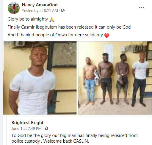Police Finally Release Oil Worker Wrongly Arrested & Paraded As "Unknown Gunman" In Imo 2