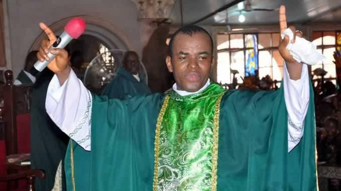 Father Mbaka, ministering at Adoration Ground