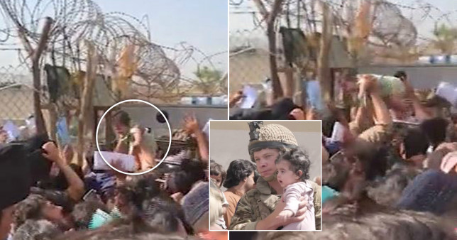 Afghan Mums Throw Babies Over Barbed Wire Fences, Beg British Soldiers To Take Them