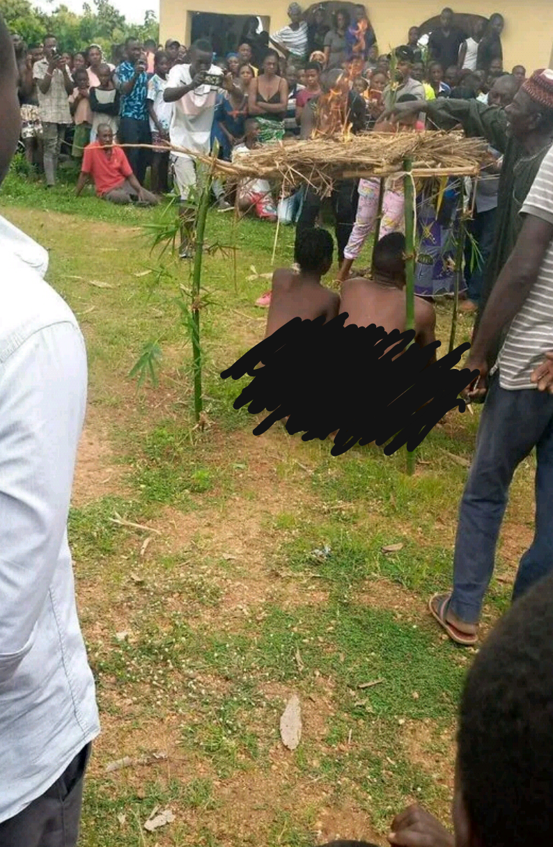 Man Paraded Naked With Sister After They Were Caught Having Sεx In Benue [Photos] 3
