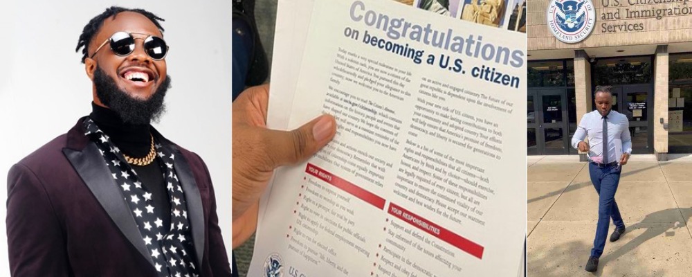 Popular Nigerian Comedian, Chief Obi Rejoices As He Becomes US Citizen [Video]