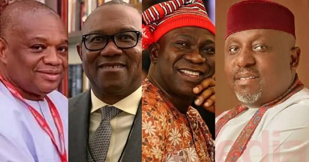 Names Of 18 Igbo Politicians Shortlisted As Potential Candidates For 2023 Presidency