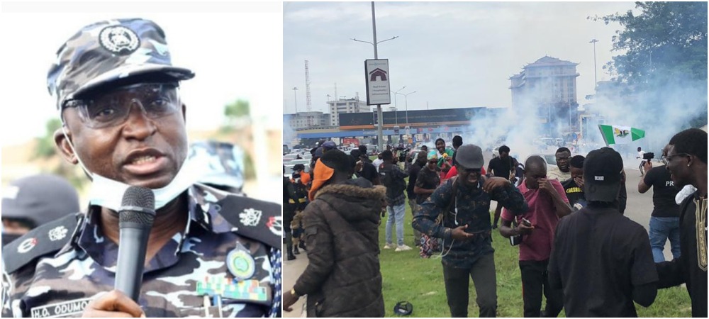 EndSARS: Police Commissioner Reveals Why He Ordered Tear Gas On Protesters [Photos]