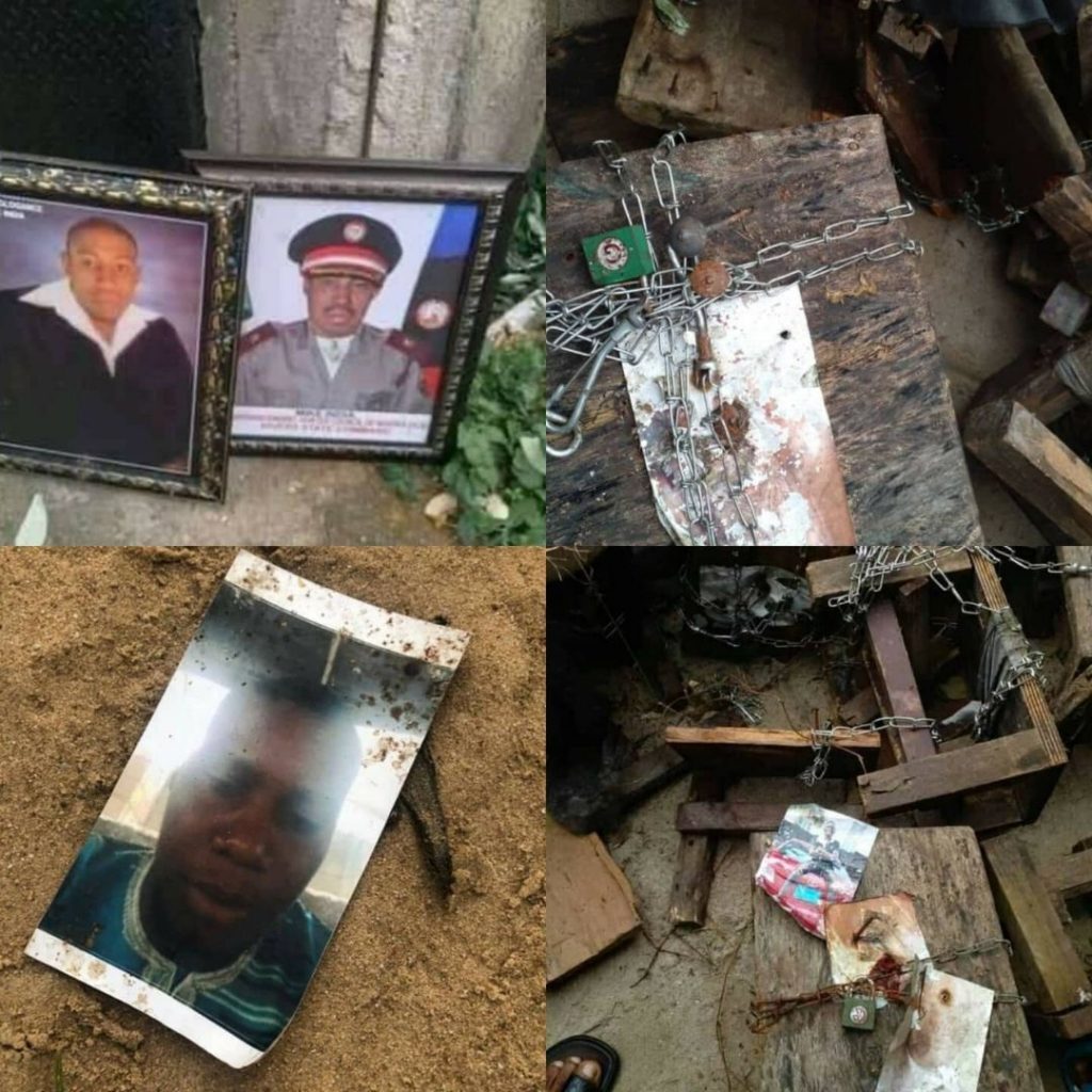 Photos Of Rivers Commissioner Found In Shrine Of Witch Doctor Caught Burying Baby Alive 2