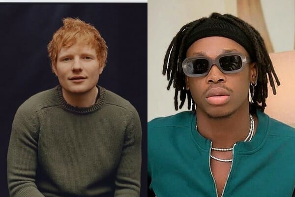 Ed Sheeran To Feature On Fireboy's Peru Remix, Says He's Obsessed With The Song