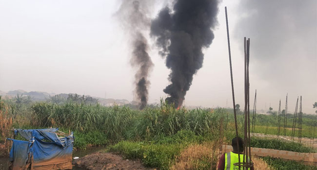Pipeline Explosion Rocks Lagos [Photos]