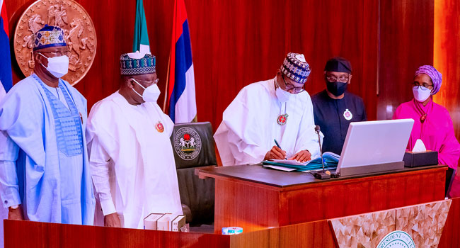 President Buhari Signs N17.126 Trillion 2022 Budget Into Law