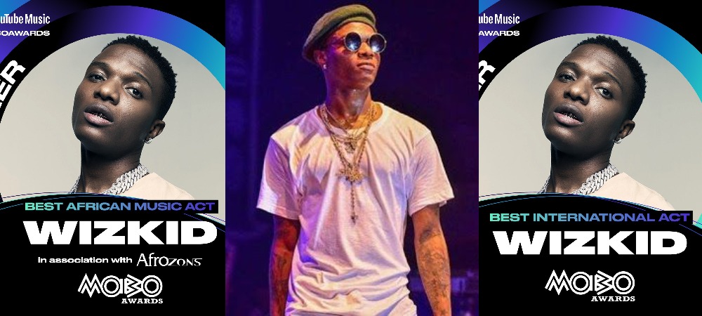 Wizkid Sets New Record As He Beats African And International Rivals To Win MOBO Awards