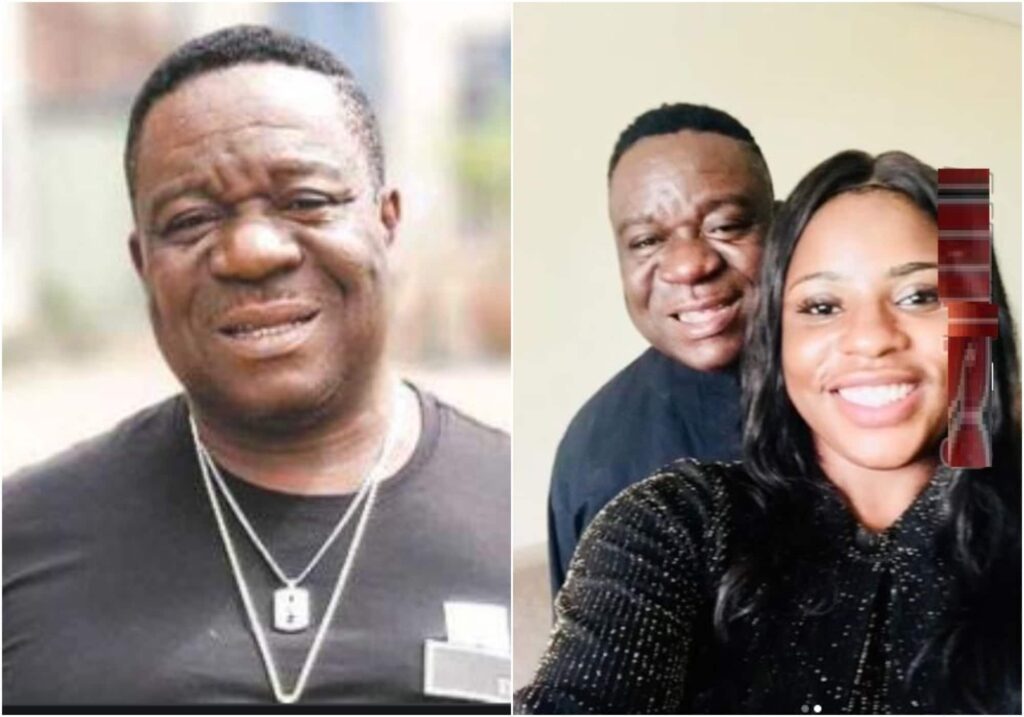 "You're Lucky You Don't Look Like Me" - Actor Mr Ibu Tells Beautiful Daughter [Video]