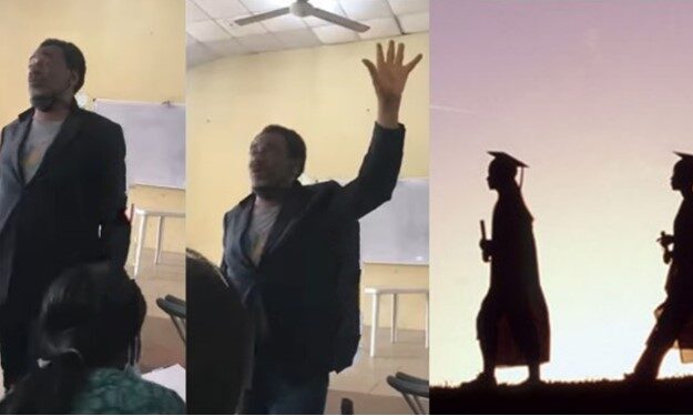“Certificates Will Only Make You A Miserable Job Hunter” – Nigerian Lecturer Tells Students [Video]