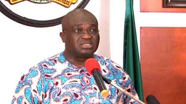 Governor Okezie Ikpeazu Blames Residents Using Hot Water For Bad Roads In Abia