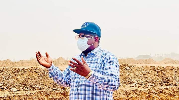 Governor Umahi Inspects Ongoing Construction Of Ebonyi Olympic Stadium [Photos]