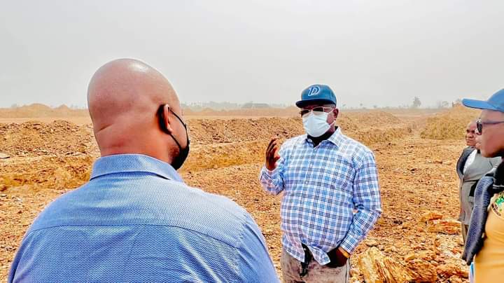 Governor Umahi Inspects Ongoing Construction Of Ebonyi Olympic Stadium [Photos]