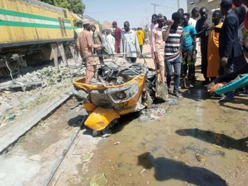 Many passengers feared dead as train crushes truck, tricycle in Kano
