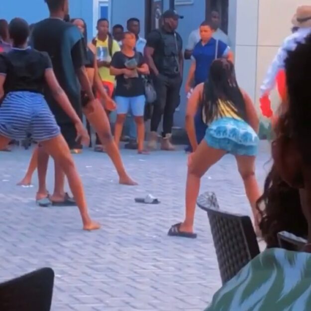 Moment Slay Queens Engaged In Twerking Competition At An Event (Video)
