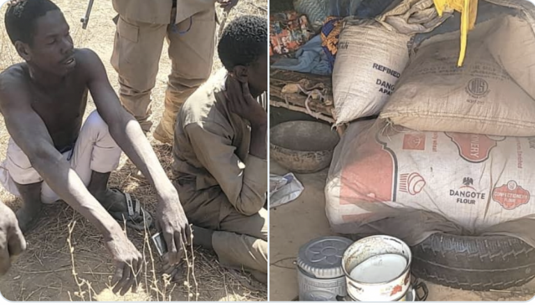 Nigerian Army Arrests Boko Haram Terrorists Collecting Taxes In Borno [Photos]