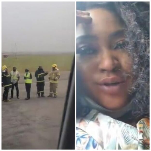 Nollywood actress, Uche Elendu escapes death as Arik Air crash lands