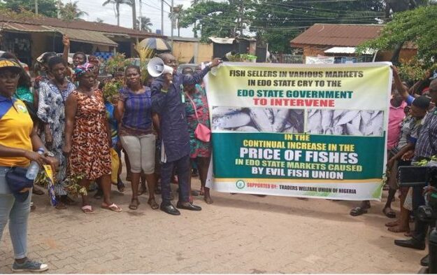 Protesters storm streets of Benin City, detesting rising cost of living
