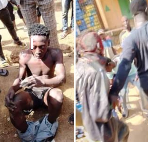 Two Suspected Phone Thieves Beaten to Pulp in Jos (Photos)