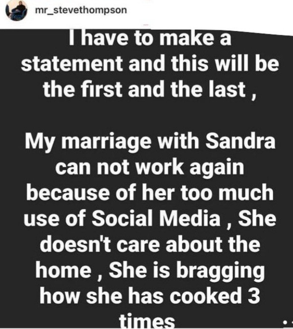 Ubi Franklin Reacts As His Baby Mama, Sandra Iheuwa's Marriage Crashes After 5 Months