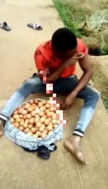 Worker Apprehended After Stealing Eight Crates Of Eggs Overnight From Farm (Video)
