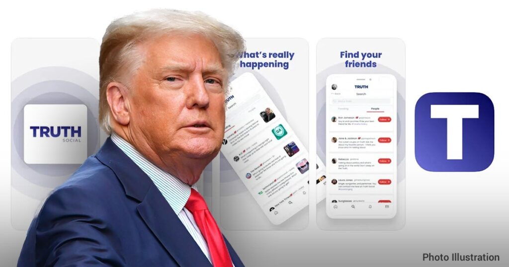Donald Trump’s Social Media Platform 'Truth Social' Launches On Apple Store