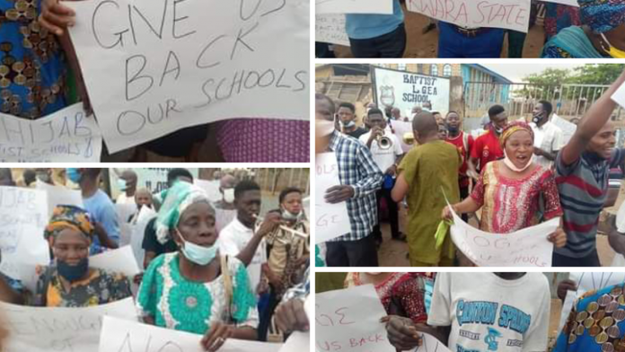 Protest Rocks Kwara Community Over Use Of Hijab In Christian School