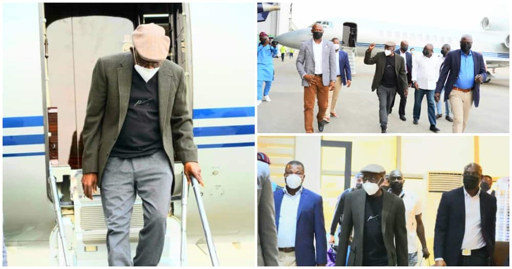 Tinubu Returns To Nigeria After 10 Days Of ‘Consultation’ In United Kingdom [Photos]