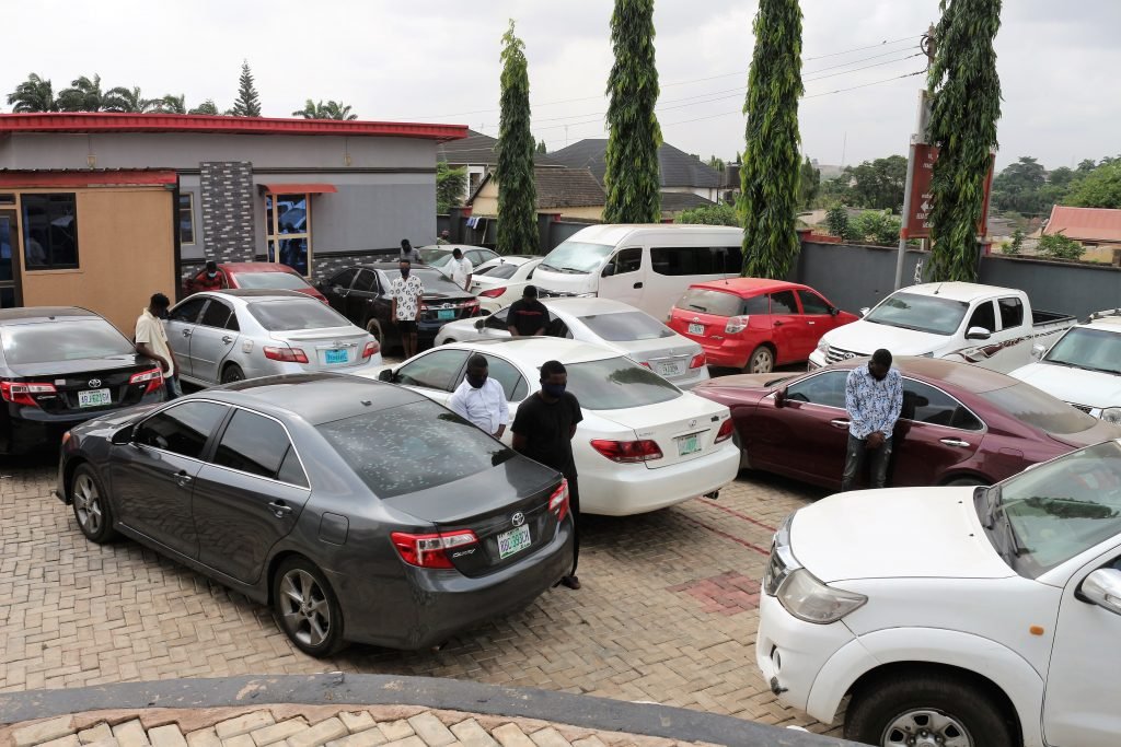 16 Exotic Cars Recovered As EFCC Arrests 120 Yahoo Boys In Ibadan, Enugu [Photos]