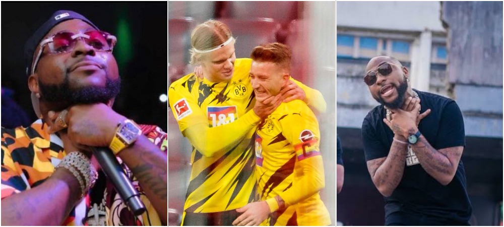 Borussia Dortmund Tweets Davido's Slang "E Choke" To Celebrate Ex-Super Eagles Stars
